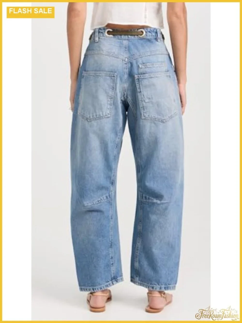 Free People Moxie Low Slung Pull-On Barrel